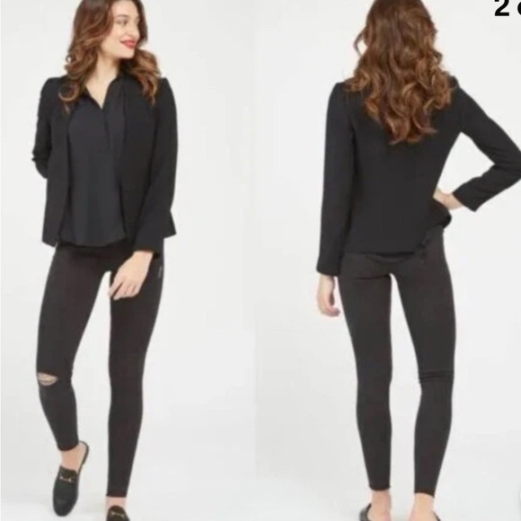 SPANX Black Jeggings for Women - Picture 3 of 11